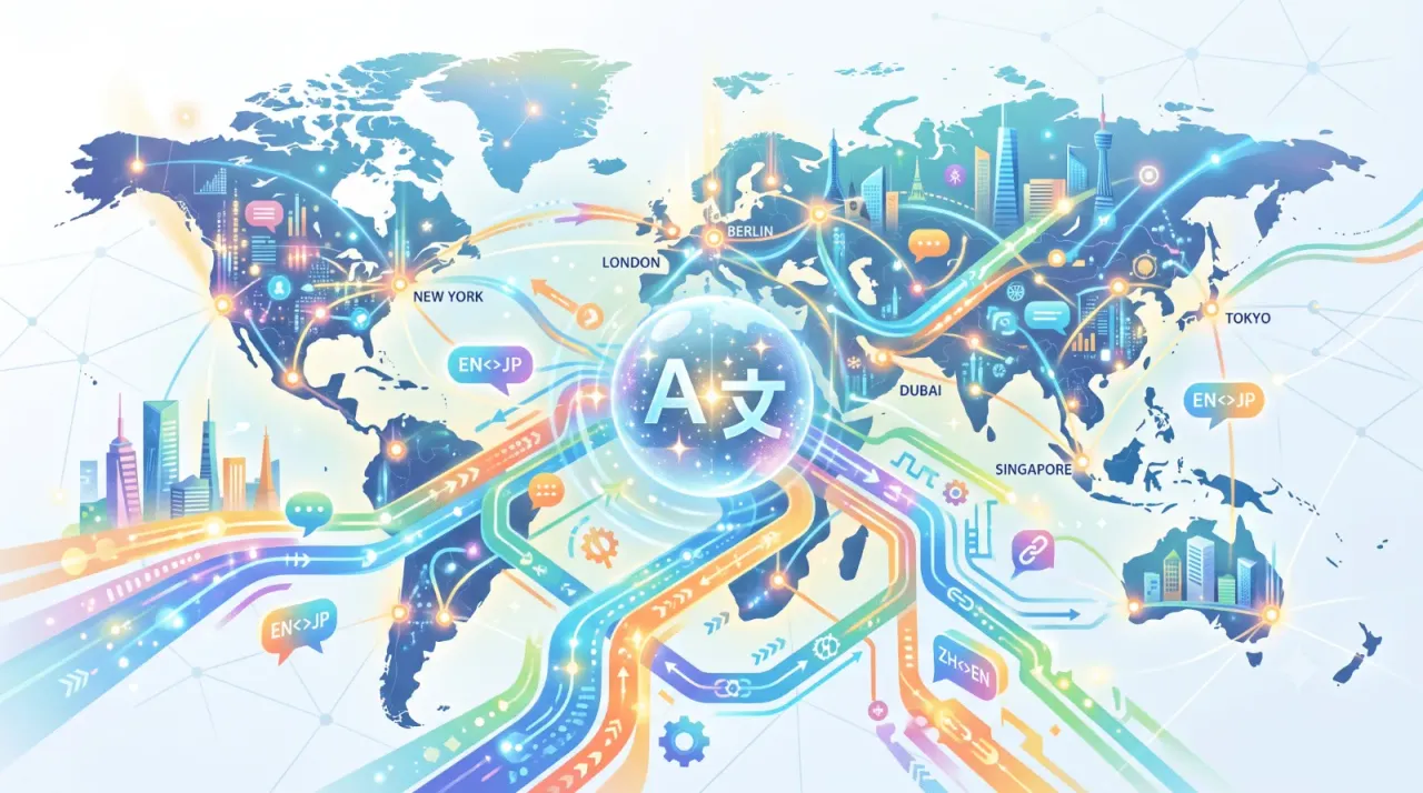 AI翻訳で変わる多国籍チーム運営と海外拠点連携