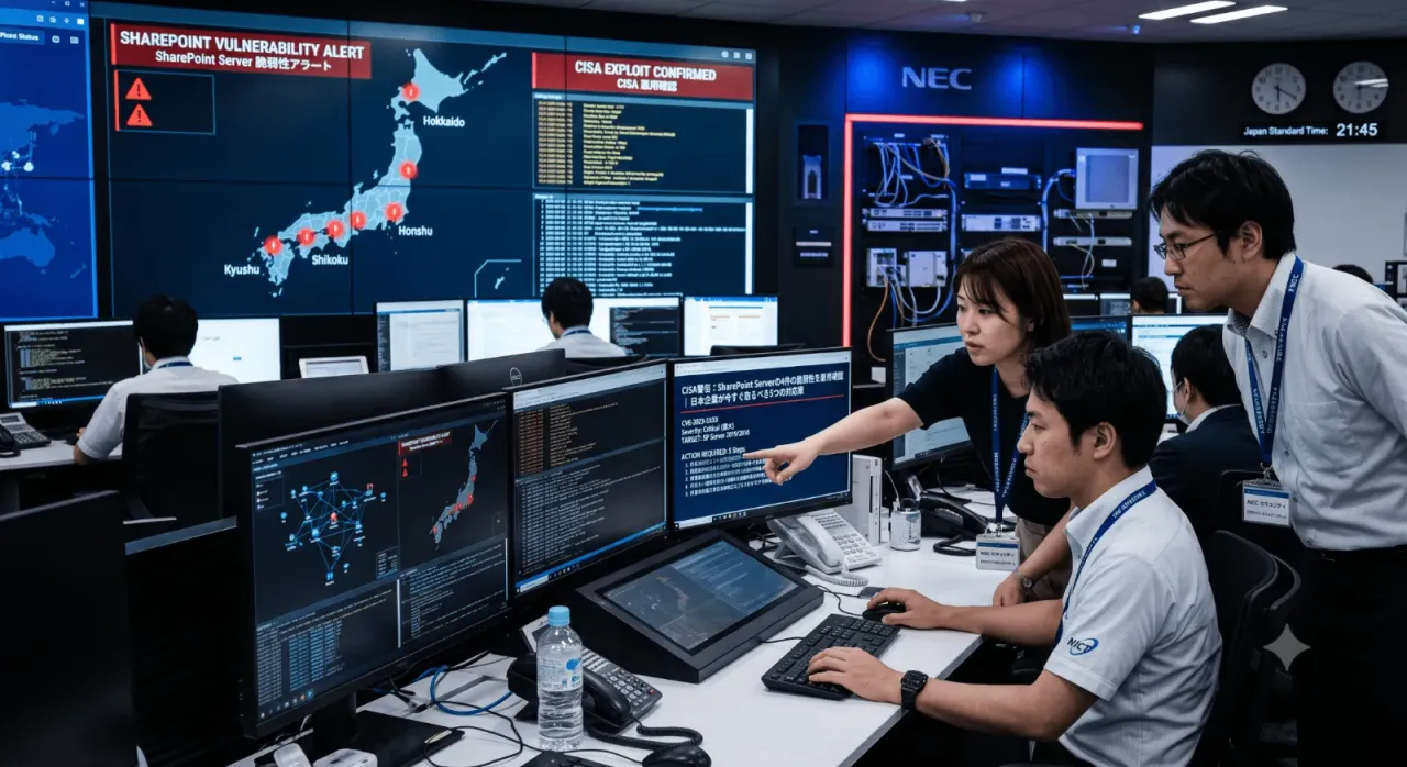 CISA警告：SharePoint Serverの4件の脆弱性を悪用確認　日本企業が今すぐ取るべき5つの対応策