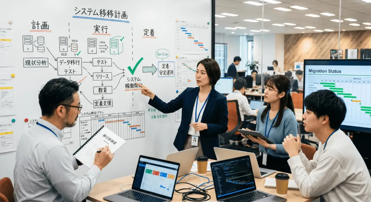 システム移行の進め方完全ガイド｜計画・実行・定着で失敗を防ぐ手順と成功事例