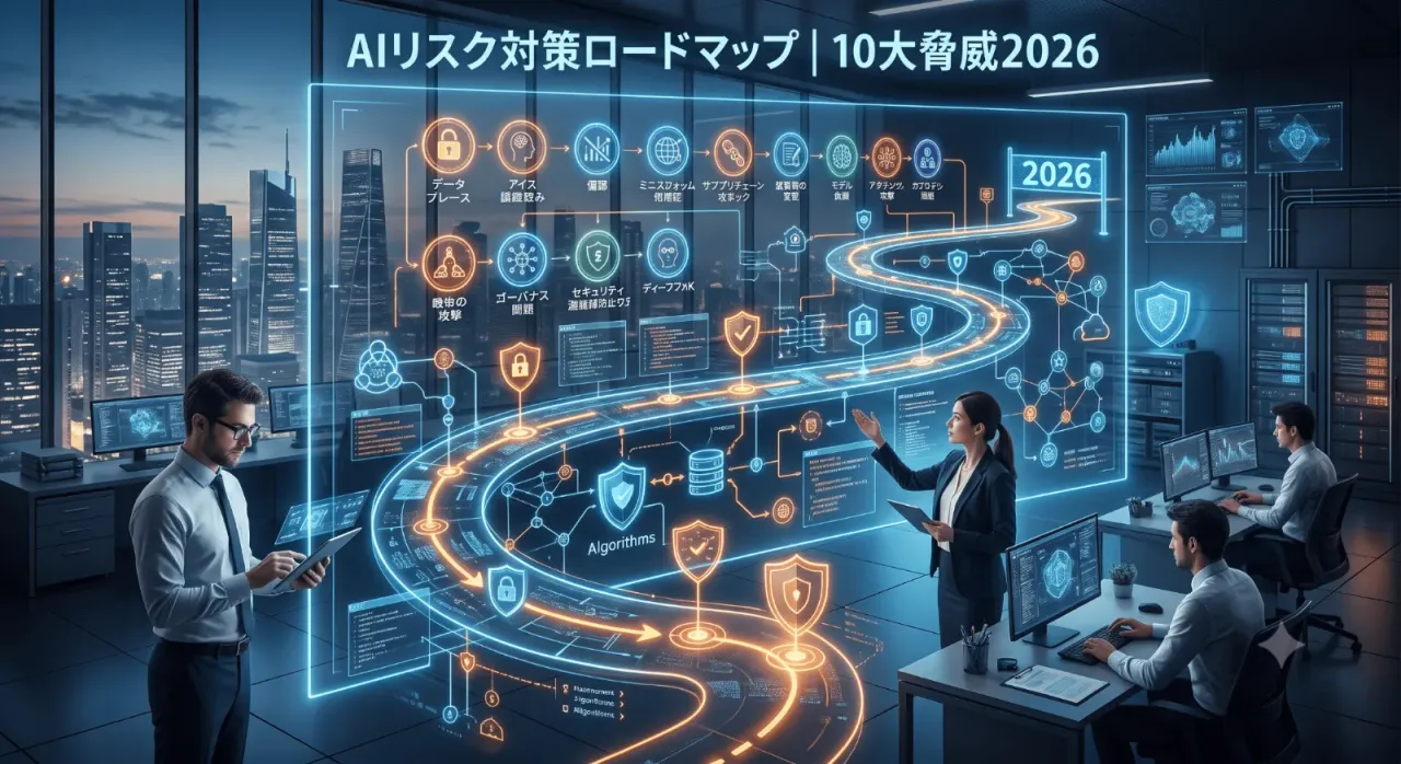 AIリスク対策ロードマップ｜10大脅威2026に備える企業の実践ガイド