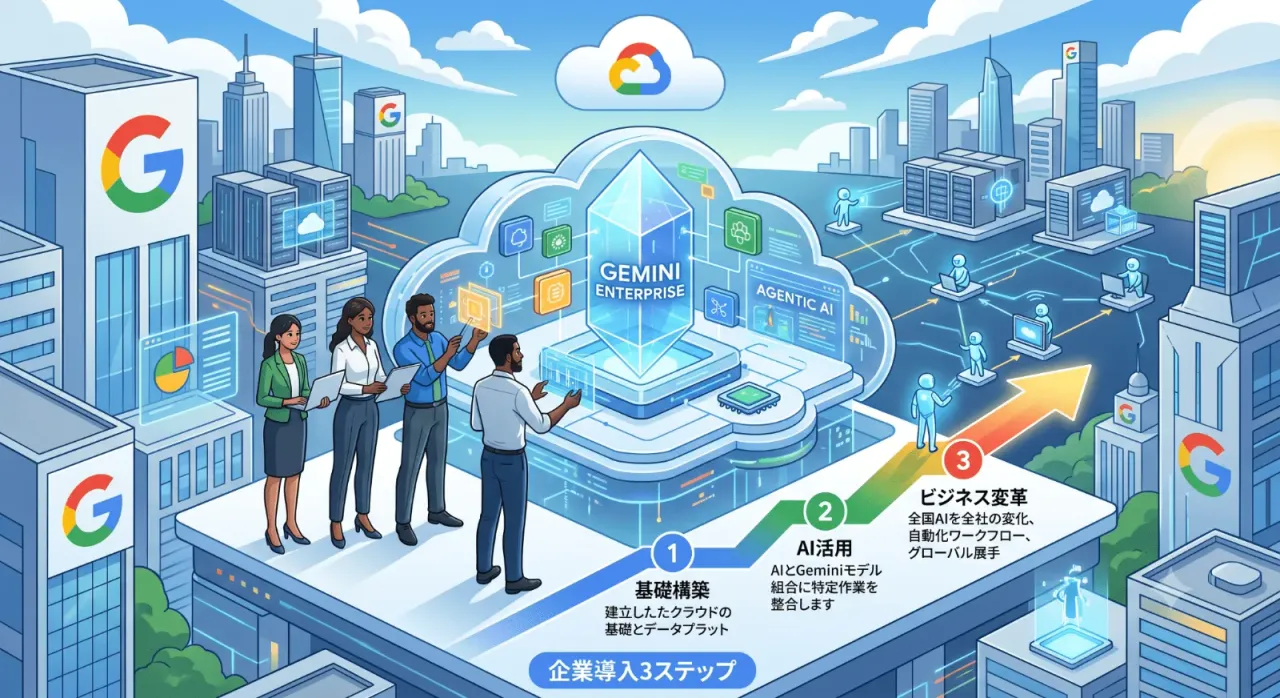 Google Cloud Next ’26発表まとめ｜Agentic AIとGemini Enterpriseで変わるクラウド開発の未来と企業導入3ステップ