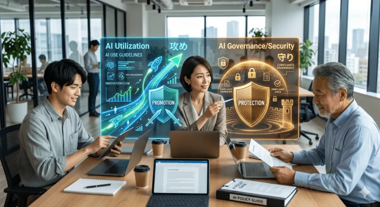 攻めと守りを両立するAI利用規程の作り方｜中小企業が安全にAIを活かす実践ガイド