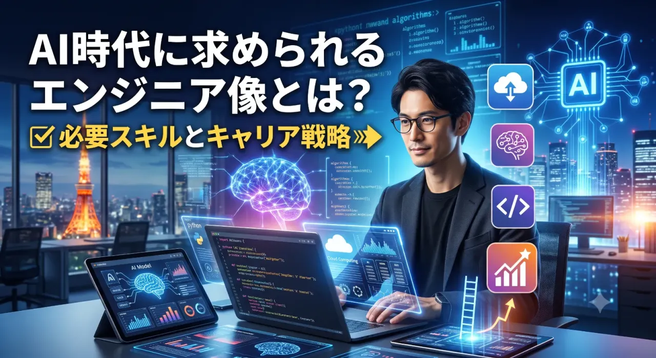 AI時代に求められるエンジニア像とは？必要スキルとキャリア戦略