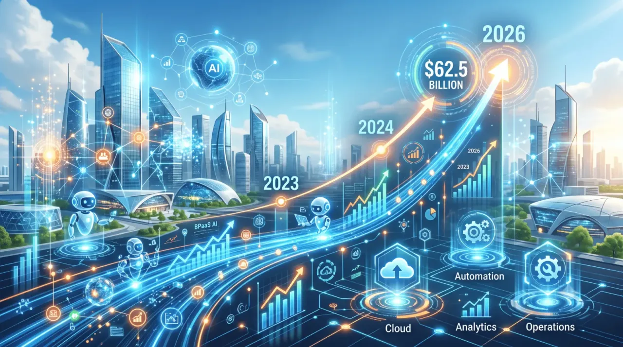 BPaaS市場は2026年に625億ドルへ｜AIエージェントが変えるBPO