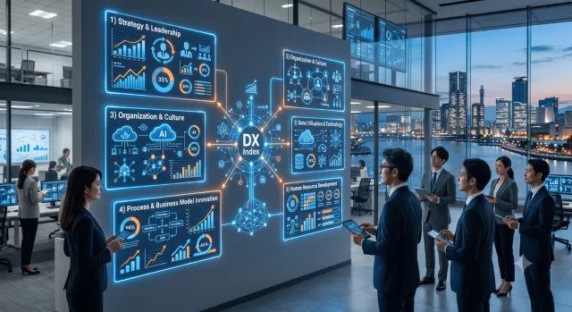 関西経済連合会のDX指標を徹底解説｜企業DXを「見える化」する5つの実践視点