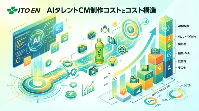 伊藤園AIタレントで見るCM制作費とコスト構造