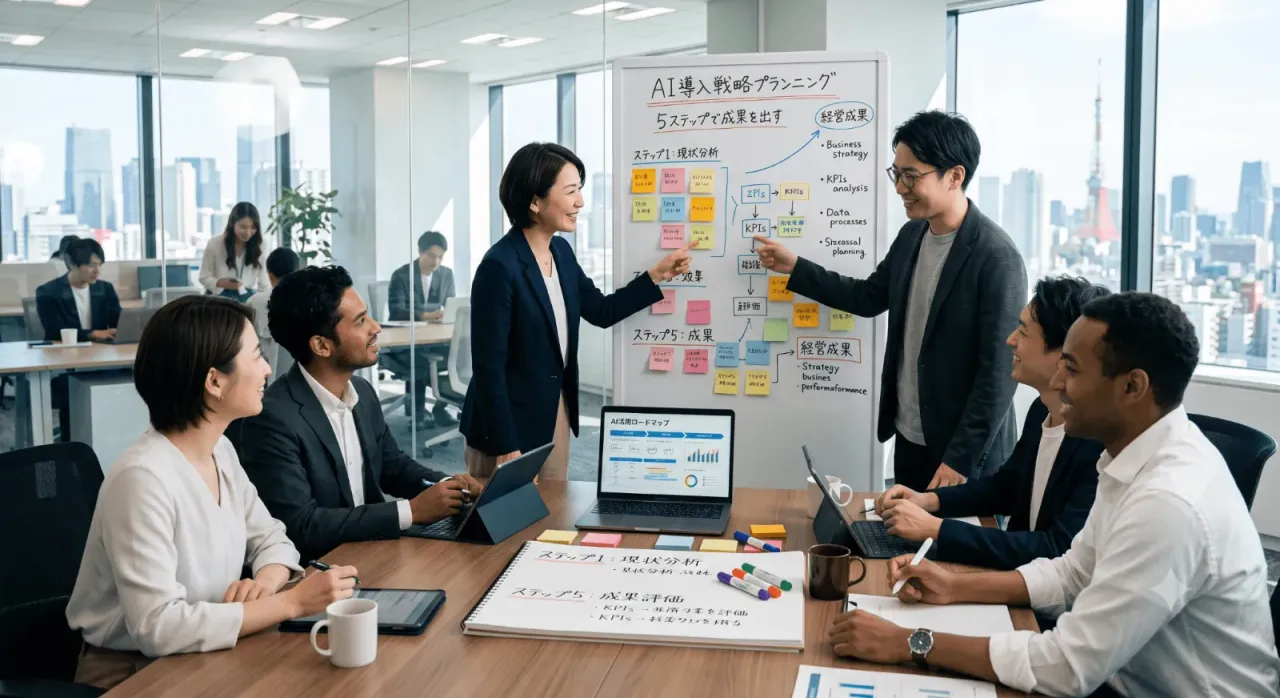 AI活用プランの立て方｜経営に効く5ステップで成果を出す方法