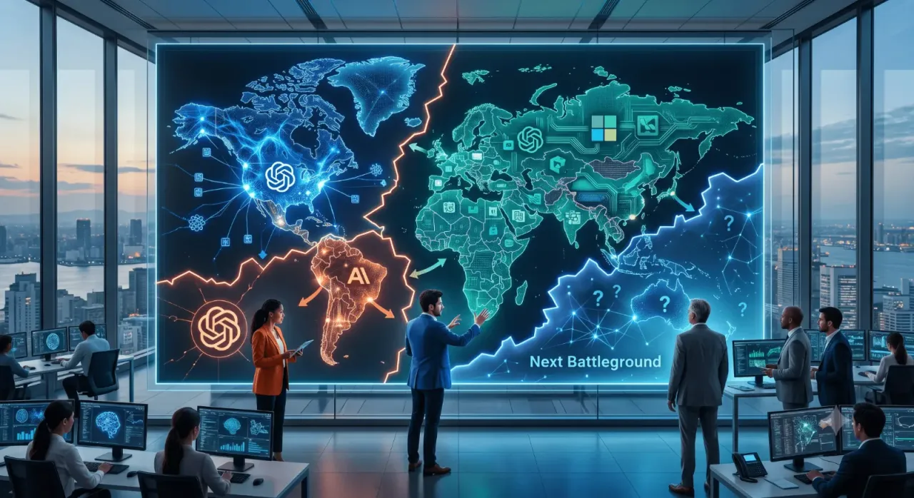 AI覇権マップ2025：OpenAI・Microsoft・Anthropicの戦略分岐と次の主戦場