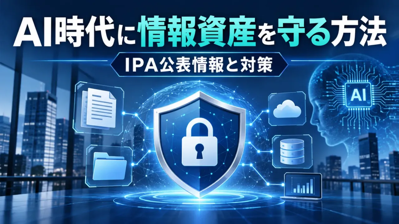【重要】AI時代にサイバー攻撃から情報資産を守る方法｜IPA公表情報を基にしたセキュリティ対策