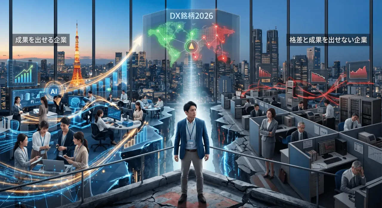 DX銘柄2026発表で浮き彫りになったDX格差｜8割が挑む中、なぜ7割の企業は成果を出せないのか？