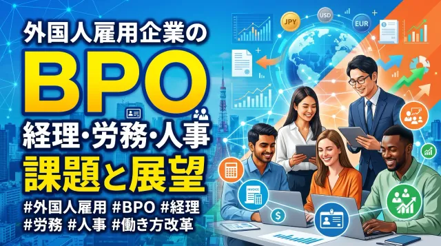 外国人雇用企業の経理・労務・人事BPO課題と展望