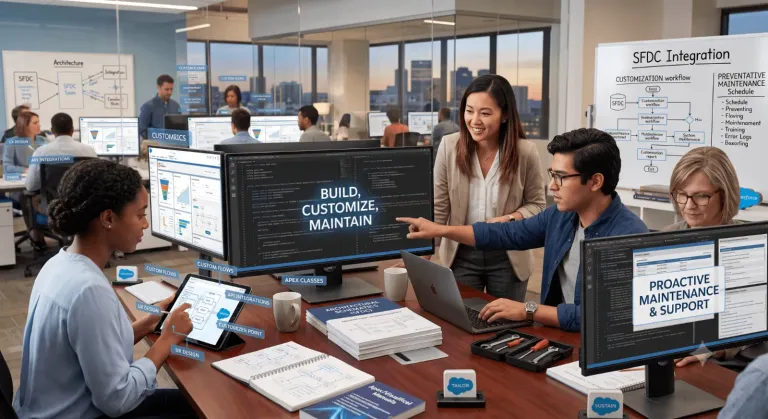 Salesforce（SFDC）を基盤とした営業支援システムの構築とカスタマイズ・保守