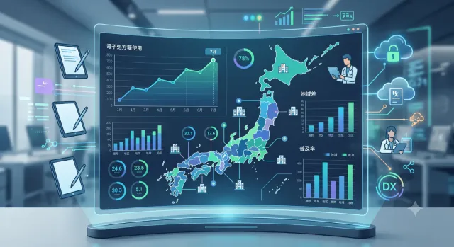 【最新版】電子処方箋ダッシュボード7月更新｜普及率・地域差・医療DXの進捗を徹底分析