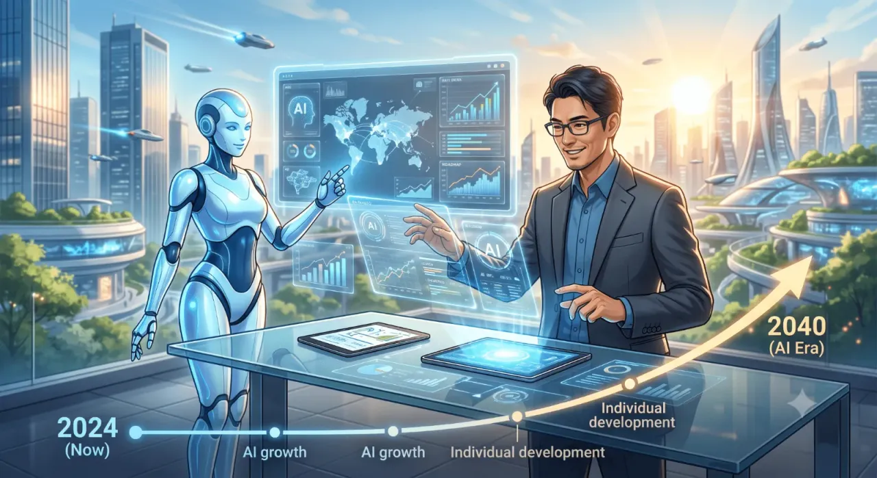 孫正義のAI2040年構想から逆算する：3年で“AIを味方にする人”になる戦略【実践ガイド】