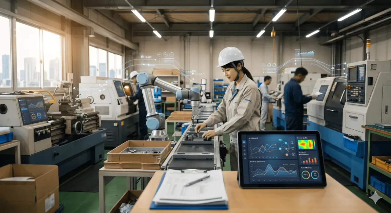 製造現場でAIができること｜中小工場でも実現できる生産性改革の方法