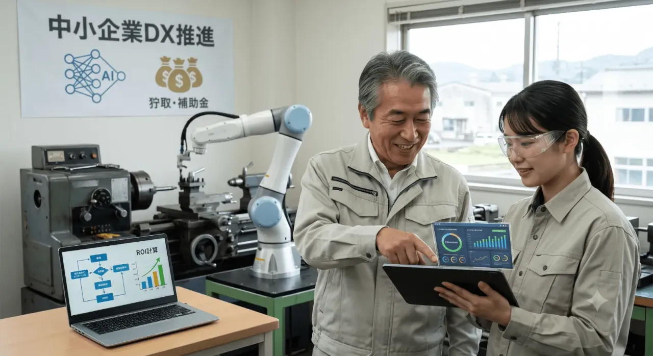 【2026年版】AI導入補助金で始める中小企業DX｜初期60万円・8か月回収の実例と成功ステップ【申請の流れ・ROI計算付き】