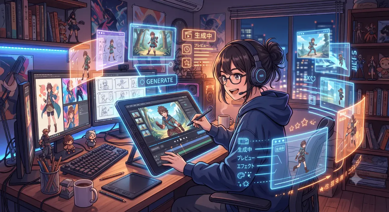 AnimeGenとは？無料公開・商用利用OKのアニメ動画生成AIを解説