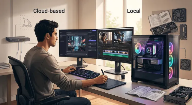 AI画像生成・動画生成に必要なPCスペックは？クラウド型・ローカル型別にわかりやすく解説